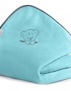BabyMam Paturica pufoasa pentru copii Retro Bear Mint 75x100 cm
