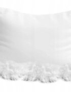 BabyMam Perna antialergica pentru copii realizatat din bumbac dimensiune 40x40 cm alb