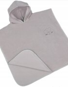 BabyMam Poncho de baie cu gluga 126x60cm Gri