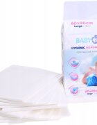 BabyMam Set 10 aleze impermeabile pentru copii utilizare multipla de unica folosinta masura large dimensiune 60 x 90 cm