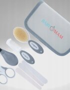 BabyMam Set de ingrijire pentru bebelusi si copii cu 6 piese esentiale in husa compacta de depozitare