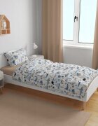 BabyMam Set lenjerie de pat cu 2 piese 140x200cm Blue Ocean