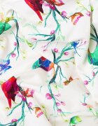 BABYMATEX Paturica Baby Matex cu doua fete bambus si bumbac Bamboo Birds B7