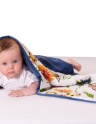 BABYMATEX Paturica bebelusi cu doua fete 75x100 cm Velvet Butterfly 02