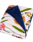 BABYMATEX Paturica bebelusi cu doua fete 75x100 cm Velvet Butterfly 02