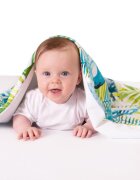 BABYMATEX Paturica bebelusi cu doua fete 75x100 cm Velvet Exotic 01
