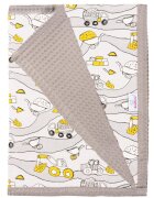 BABYMATEX Paturica cu doua fete din bumbac 75x100 cm Prestige Beige 03
