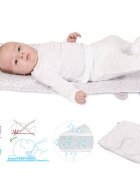 BABYMATEX Perna suport anti-deformare C-PAD Grey Pink C-04