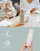 BABYMOOV Incalzitor de biberoane Moov Feed portabil si reincarcabil Mineral Beige