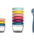 BABYMOOV Multi set pentru diversificare 3 seturi recipiente + un set linguri
