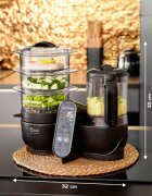 BABYMOOV Robot multifunctional 5 in 1 Nutribaby+ XL Mineral Black
