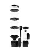 BABYMOOV Robot multifunctional 5 in 1 Nutribaby+ XL Mineral Black