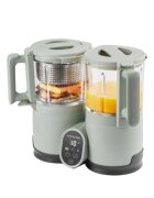 BABYMOOV Robot multifunctional Nutribaby Glass 4 in 1 din sticla si otel inoxidabil Celadon Green