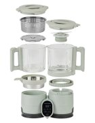BABYMOOV Robot multifunctional Nutribaby Glass 4 in 1 din sticla si otel inoxidabil Celadon Green