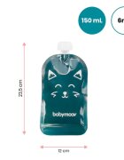 BABYMOOV Set 20 pungi reutilizabile de hranire ISY