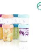 BABYMOOV Set 8 boluri gradate din sticla 100 ml 220 ml