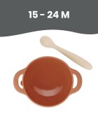 BABYMOOV Set de hranire Taste Isy din silicon Vulpita