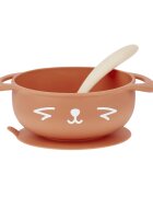 BABYMOOV Set de hranire Taste Isy din silicon Vulpita
