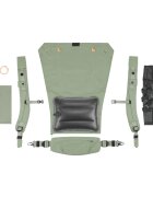 BABYMOOV Sistem de purtare transformabil in Booster Moov Boost verde salvie