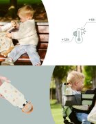 BABYMOOV Sticla termoizolanta din inox Little explorer animal print ivory