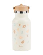 BABYMOOV Sticla termoizolanta din inox Little explorer animal print ivory