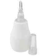 BABYONO Aspirator nazal Baby Ono cu varf de silicon Alb
