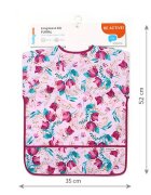 BABYONO Baveta Baby Ono cu maneca lunga model floral