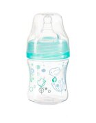 BABYONO Biberon anti-colici cu tetina din silicon 120 ml 0 luni+ pasari