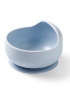 BABYONO Bol din silicon cu ventuza pentru copii albastru