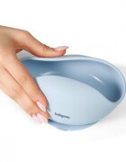 BABYONO Bol din silicon cu ventuza pentru copii albastru