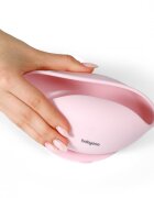 BABYONO Bol din silicon cu ventuza pentru copii roz