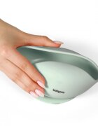 BABYONO Bol din silicon cu ventuza pentru copii verde