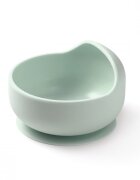 BABYONO Bol din silicon cu ventuza pentru copii verde
