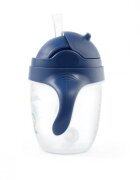 BABYONO Cana cu pai Baby Ono pentru copii 240 ml albastru