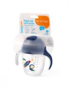BABYONO Cana cu pai Baby Ono pentru copii 240 ml albastru