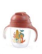 BABYONO Cana cu pai Baby Ono pentru copii 240 ml maro