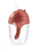 BABYONO Cana cu pai Baby Ono pentru copii 240 ml maro