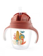 BABYONO Cana cu pai Baby Ono pentru copii 240 ml maro