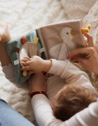 BABYONO Carte senzoriala pentru copii Vacuta Bingo