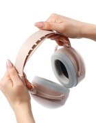 BABYONO Casti antifonice pentru copiiadulti Earmuffs Beige reglare cu design telescopic saculet de protectie inclus