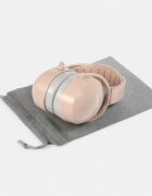 BABYONO Casti antifonice pentru copiiadulti Earmuffs Beige reglare cu design telescopic saculet de protectie inclus