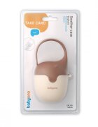 BABYONO Cutie pentru suzeta Elefant maro