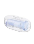 BABYONO Degetar din silicon Baby Ono albastru pentru masarea gingiilor