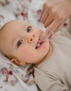 BABYONO Degetar silicon in cutie protectie 2 bucset