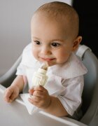 BABYONO Dispozitiv hranire copii cu rasucire Dino bej