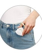 BABYONO Dispozitiv portabil cu sunete albe pentru copii Piccolo cu 20 sunete linistitoare volum reglabil cronometru integrat maner flexibil cu fixare autonomie pana la 108 ore dimensiune 76x58x3 cm