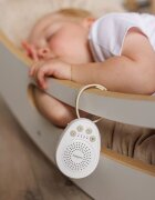 BABYONO Dispozitiv portabil cu sunete albe pentru copii Piccolo cu 20 sunete linistitoare volum reglabil cronometru integrat maner flexibil cu fixare autonomie pana la 108 ore dimensiune 76x58x3 cm