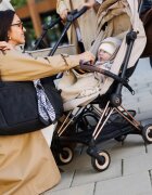 BABYONO Geanta mamicii Camy Negru pentru carucior