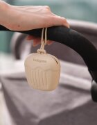 BABYONO Husa de protectie din silicon Bej pentru suzeta
