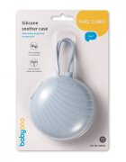 BABYONO Husa de protectie din silicon pentru suzeta Albastru